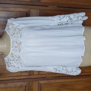 BB Dakota Crochet Lace Top, Sz XS